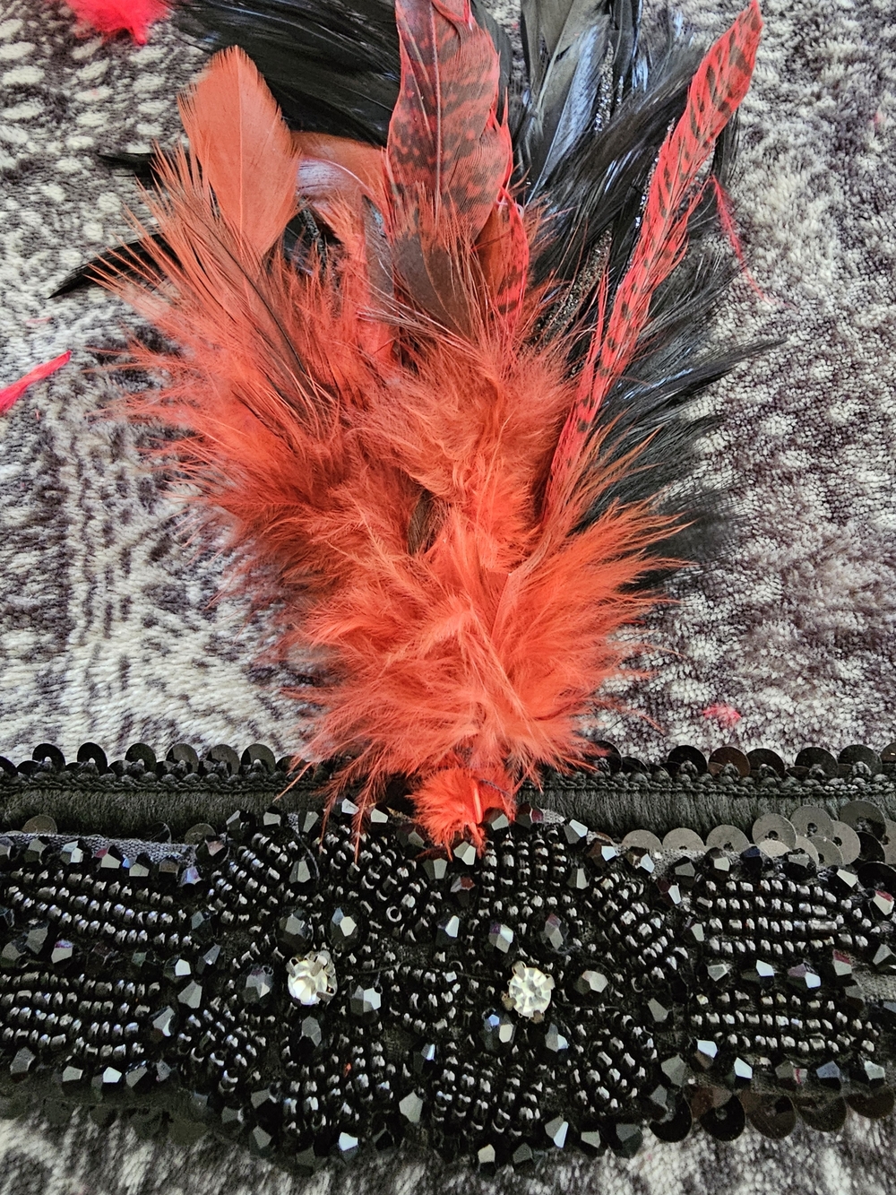 1920s Flapper Great Gatsby Accessories Fashion Roaring 20s Theme Set - Picture 6 of 17